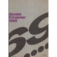 1969 - Danmark - Frimærke - Årsmappe i karton - Komplet - Postfrisk.